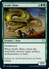 Acidic Slime x4 - Commander: Adventures in the Forgotten Realms - NM-Mint, Engli
