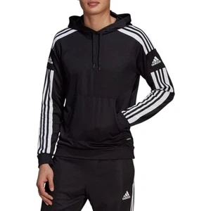 Adidas Mens Hoodie Squadra 21 AEROREADY Long Sleeve Athletic Training Sweatshirt - Picture 1 of 9