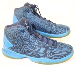 Nike Jordan Super Fly 4 JCRD Blue Print 812870-403 Mens Sz 12 Basketball Shoes - Picture 1 of 8