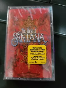 The best of SANTANA Columbia sony 1998 RARE orig CASSETTE TAPE - Picture 1 of 2