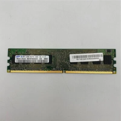 SAMSUNG 512MB PC2-5300U DDR2-667 1RX8 N-ECC M378T6553EZS-CE6 - Image 1 of 4