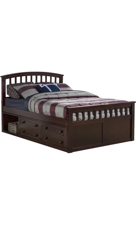 Hillsdale Furniture Hillsdale Bed with One Storage Unit, Full, Chocolate - Image 1 of 4