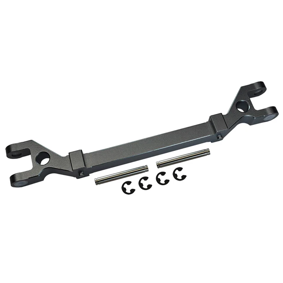 GPM Aluminum Front Axle Gray w/Pins/E-Clips/Collars for Tamiya Truck Scania R620 - Image 1 of 1