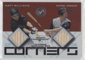 2003 Topps Pristine Corners Matt Williams Mark Grace #PC-WG