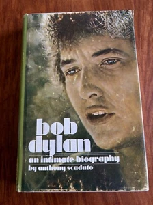 BOB DYLAN AN INTIMATE BIOGRAPHY BY ANTHONY SCADUTO 1971 HC/DJ CASTLE BOOKS VG - Picture 1 of 9