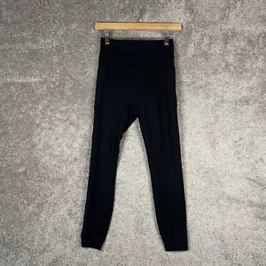 Halara Womens Small Ultrasculpt Tummy Control Black Leggings Pockets Butt Lift - Picture 1 of 14