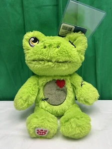 Build A Bear Buddies Zombie grüner Frosch 10 Zoll Plüsch 2022 BAB Halloween NEU IN HAND - Bild 1 von 7