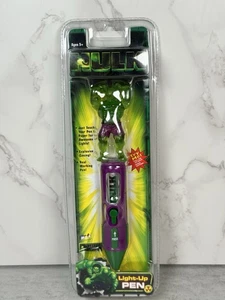 Hulk Light-Up Pen 2003 film vintage raro nuovo di zecca - Foto 1 di 6