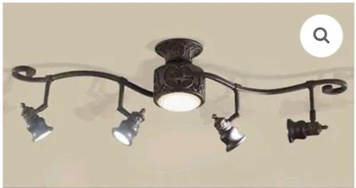 Acabamento em bronze 5 luzes iluminação de pista coleção de transição Hampton Bay  - Imagem 1 de 4