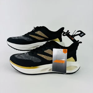Avia Gel Trail Running Shoes Womens Size 8 Black Gold Memory Foam NWT - Picture 1 of 8