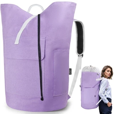 Mochila Bolsa de Lavandería, 125L Viaje Extra Grande con Correas para el Hombro, Ajustable... Foto 1 de 4