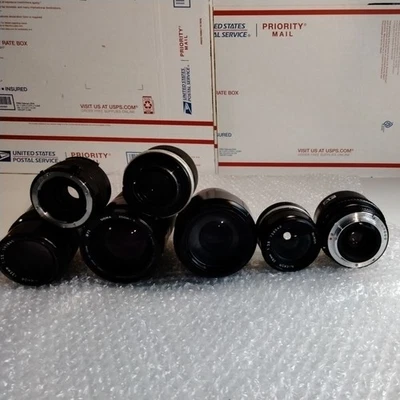 Lote de siete lentes Nikon/Tokina/Sigma) Mamiya/MINOLTA/ Foto 1 de 4