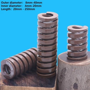 Heavy Load Duty Compression Die Spring, 8-40mm Diameter & 20-300mm Long Springs - Picture 1 of 11