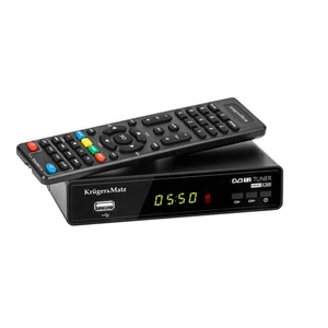 Kruger&Matz DVB-T2 H.265 HEVC Decoder Digitale Terrestre FHD Media Player PVR - Foto 1 di 5