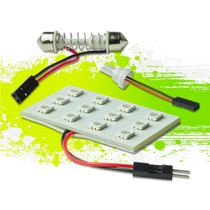 T10 12 SMD 12SMD 5050 AMBER INTERIOR DOME WEDGE CAR/TRUCK LED LIGHT BULB/PANEL - Bild 1 von 1