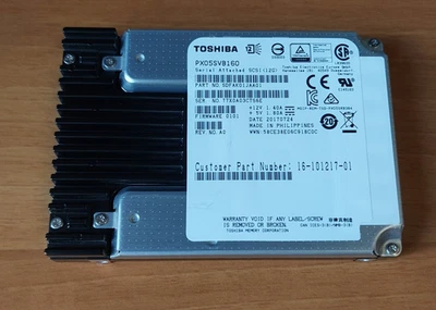 TOSHIBA (CISCO) 1.6TB 12G 2.5" MLC SAS SOLID STATE DRIVE (PX05SVB160) - Bild 1 von 4