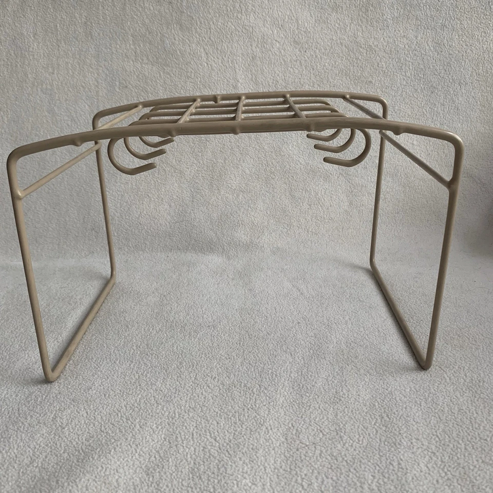 Armario organizador Rubbermaid vintage 8 platos platillos alambre recubierto Foto 1 de 4