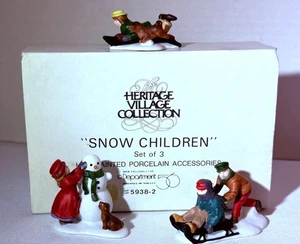 Dept 56 Heritage Village - 'Snow Children' Set di 3 #56.59382 Spedizione gratuita! - Foto 1 di 16