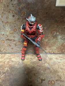 Figurina McFarlane Halo Hayabusa Spartan Soldier Red serie 3 2008 completa - Foto 1 di 1