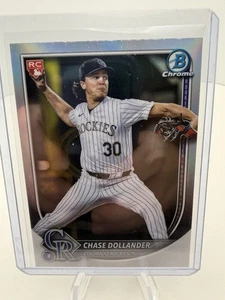 2025 Bowman Chrome Chase Dollander Red RC Redemption - Picture 1 of 2