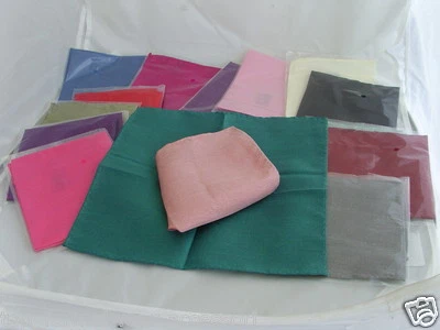 GG Any Polyester Top Pocket Hanky-9" x 9" = 23cm x 23cm-Square  - Image 1 of 3