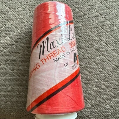 Serger Sewing Thread New  Maxi-Lock Artillery 3000 yds Red Currant - Image 1 of 3