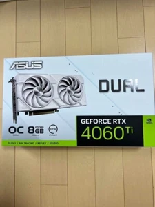 ASUS Dual GeForce RTX 4060 Ti White 8GB OC GDDR6 Gaming Graphic Card GPU NVIDIA - Picture 1 of 10