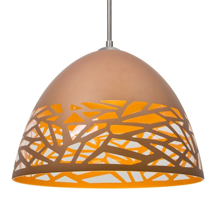Besa Lighting Kiev 1 Light LED Cord Pendant, NickelCopper - 1JT-KIEVCP-LED-SN - Image 1 of 1