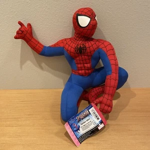 Vintage 2004 Marvel Super Hero Spider Man Soft Stuffed Plush Toy Kelly Toys - Picture 1 of 10