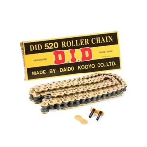 DID Motocross MX Enduro Off Road Motor Bike Chain - 520 x 118 L - Black/ Gold - Picture 1 of 1