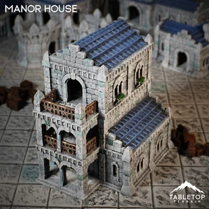 Manor House - Kingdom of Tor Ithilas - Fantasy LOTR Middle Earth Compatible - Picture 1 of 7