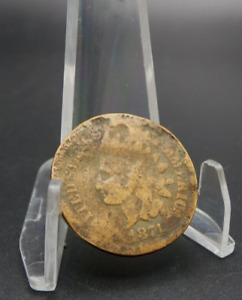 1871 tête indienne 1c un cent penny - B5129