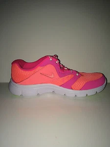 New Nike 653698-602 Flex Experience 3 Gs Girls Youth/Women Lava Pink Shoe sz 5.5 - Picture 1 of 6