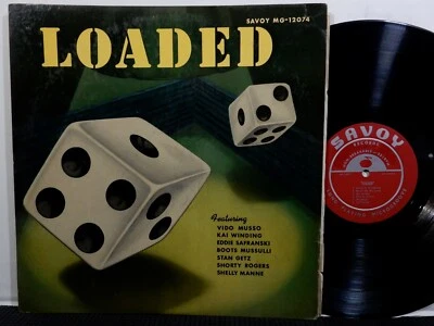 LOADED LP SAVOY MG 12074 MONO DG 1955 Jazz STAN GETZ SHELLY MANNE KAI WINDING — 第 1/2 张图片