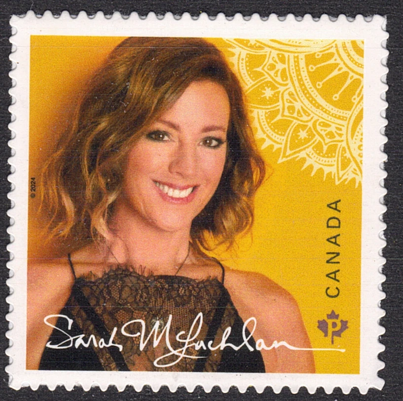 2024 Canada SC#3455-Sarah McLachlan-Singer-Songwriter-from booklet "P" -M-NH - Image 1 of 1