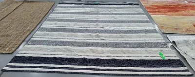 Tapete de rosca quebrada marfim/marinho 9'-0" x 12'-0" preço reduzido 1172768941 STK502A-9 - Imagem 1 de 4