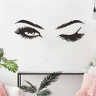Charming Woman Eye Wall Sticker Art Lash Girl Eyelash Decor For Beauty Addicts