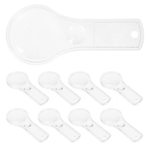 10 Pcs Schülerspielzeugvergrößerung Glas Ältere Student Tragbare Handlupe - Bild 1 von 12