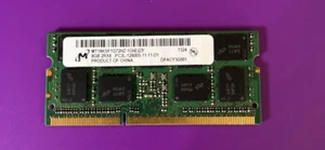 Micron 8GB 2Rx8 PC3L-12800E DDR3 SODIMM Memory MT18KSF1G72HZ-1G6E2ZF ECC RAM - Picture 1 of 1