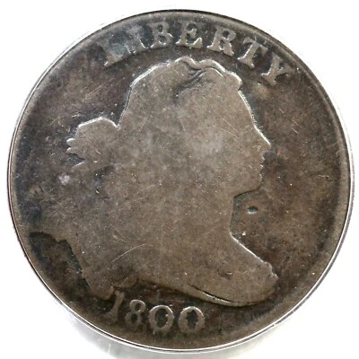 1800 S-202 R-4+ PCGS G 06 Draped Bust Large Cent Coin 1c - Image 1 of 3