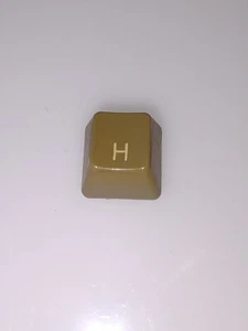 Apple iie IIE 2E KEY (H) white Letters VINTAGE ORIGINAL Replacement Key - Picture 1 of 3