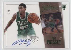 2013-14 Panini Signatures Film Green /5 Phil Pressey #22 Rookie Auto RC