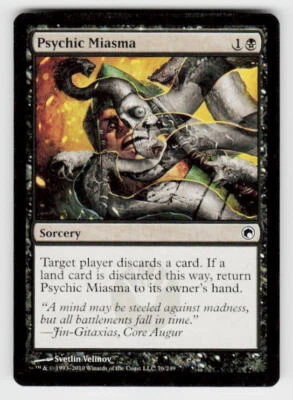 Scars of Mirrodin #76 Psychic Miasma Non-Foil - Image 1 of 2