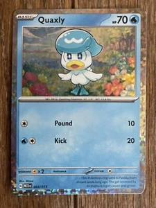 Quaxly 003/015 M23EN Holo Match Battle McDonalds 2023 Pokemon Card NM - Picture 1 of 2