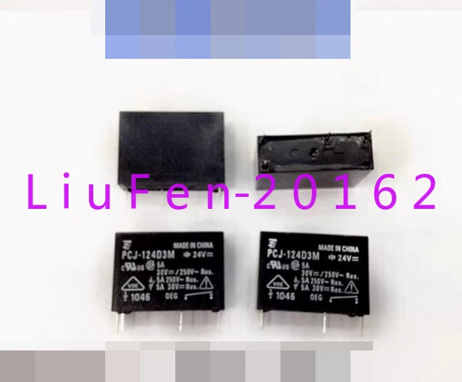 Relé TE PCJ-124D3M 4 pines 5A 24VDC usado 6 piezas Foto 1 de 1