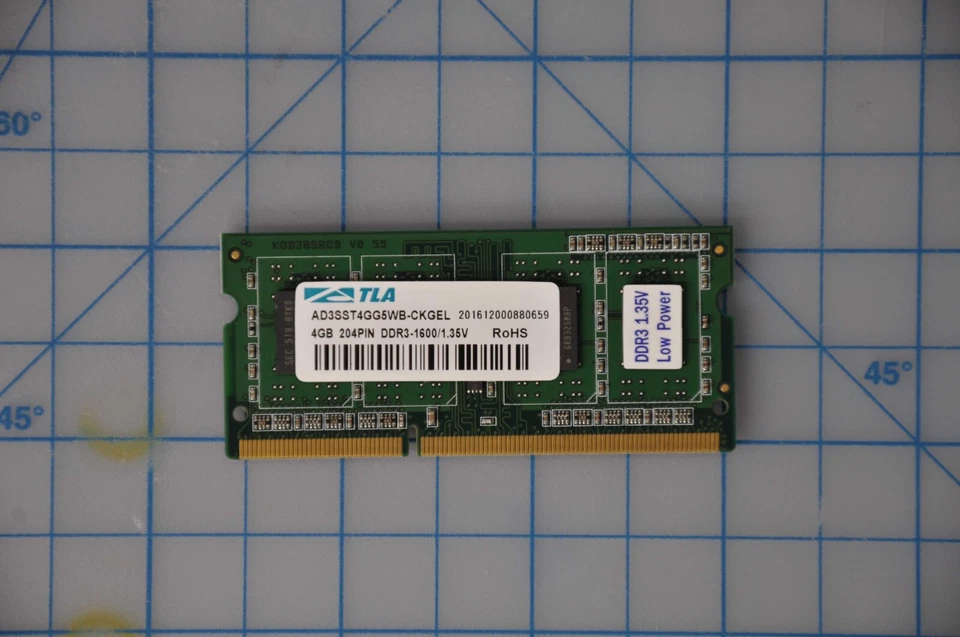 HP 4GB 1Rx8 PC3L-12800S DDR3L-1600 SODIMM Laptop Memory Grade A 698656-154 - Image 1 of 1