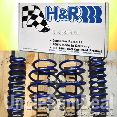 JUEGO DE MUELLES DEPORTIVOS DESCENSORES H&R PARA BMW E39 525i 528i 530i BASE 1.3"F 0.75"R CAÍDA Foto 1 de 3