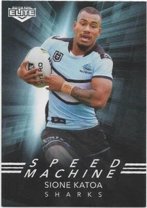 2019 TLA Elite Nrl Speed Machine (SM 08) Sione KATOA Sharks - Picture 1 of 1