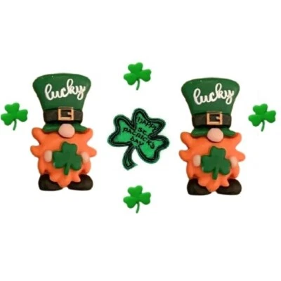 Lucky Charm - St Patrick's Day Gnomes - Shelly's Buttons - Craft Scrap Sew - Image 1 of 2