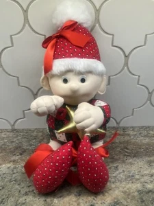 Vintage Christmas Elf Handmade with Star Shelf Sitter - Picture 1 of 8